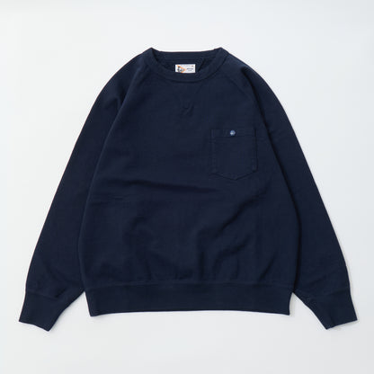 FELCO AGING COLLECTION - 16oz HARD INLAY ALL SEAM RAGLAN V GUSSET CREW W/ CHEST SNAP POCKET - 3 COLORS