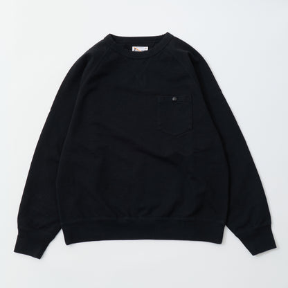 FELCO AGING COLLECTION - 16oz HARD INLAY ALL SEAM RAGLAN V GUSSET CREW W/ CHEST SNAP POCKET - 3 COLORS