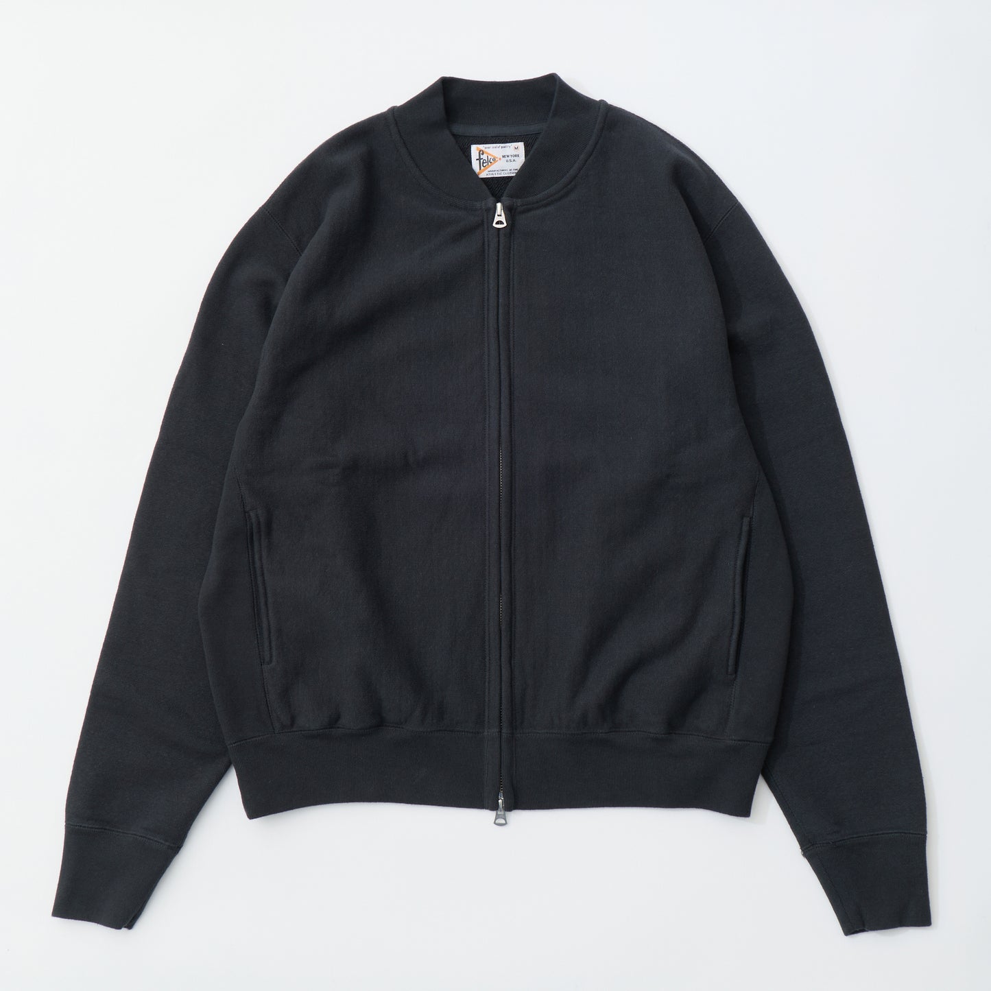 FELCO CLASSIC FIT 16oz TERRY ZIP BASEBALL NECK W/SLASH POCKET - 6 COLORS