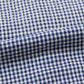 EMPIRE & SONS L/S UTILITY WORK SHIRT COTTON LINEN GINGHAM CHECK - BLUE