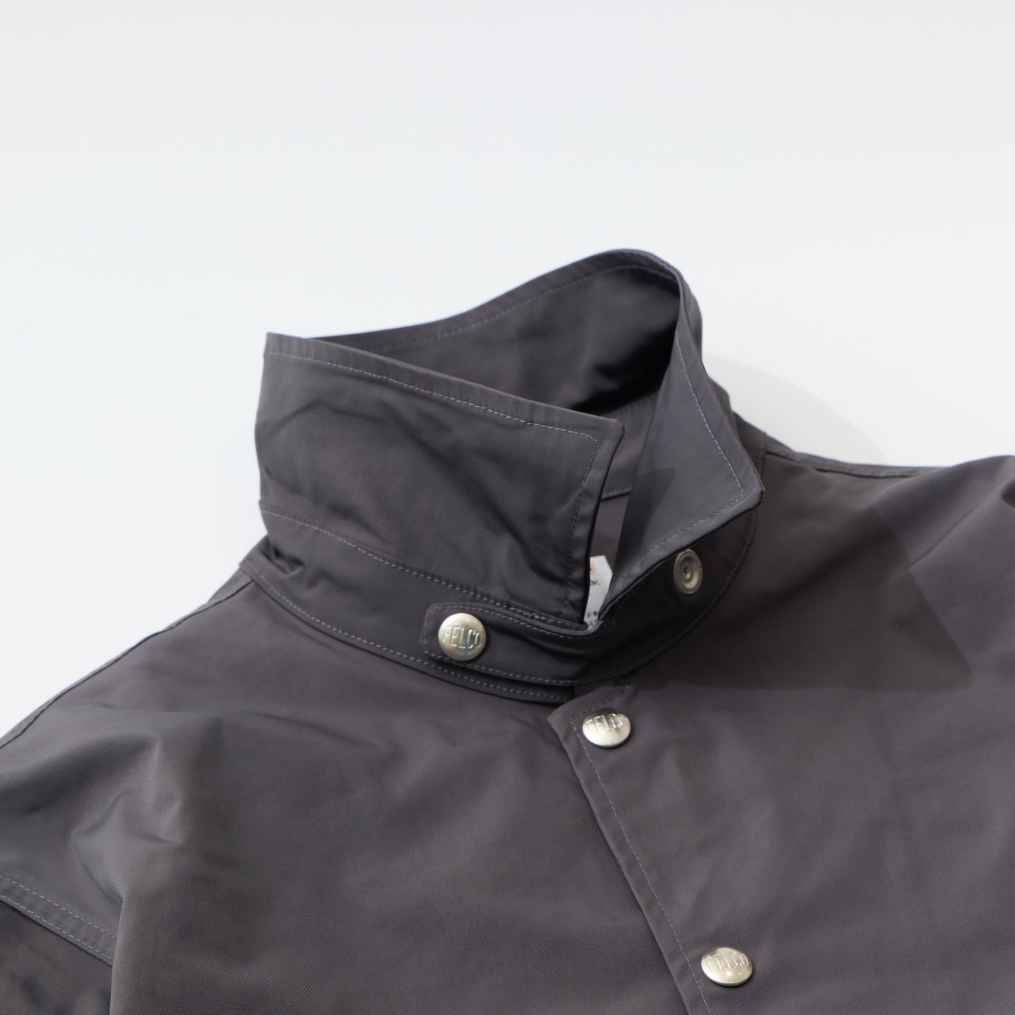 FELCO CLASSIC FIT SET IN SLEEVE UNLINED COACH JACKET SNAP BUTTON FRONT - 2 COLORS