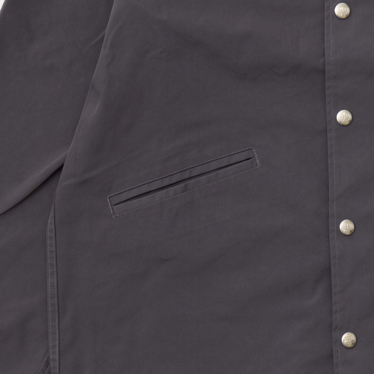 FELCO CLASSIC FIT SET IN SLEEVE UNLINED COACH JACKET SNAP BUTTON FRONT - 2 COLORS