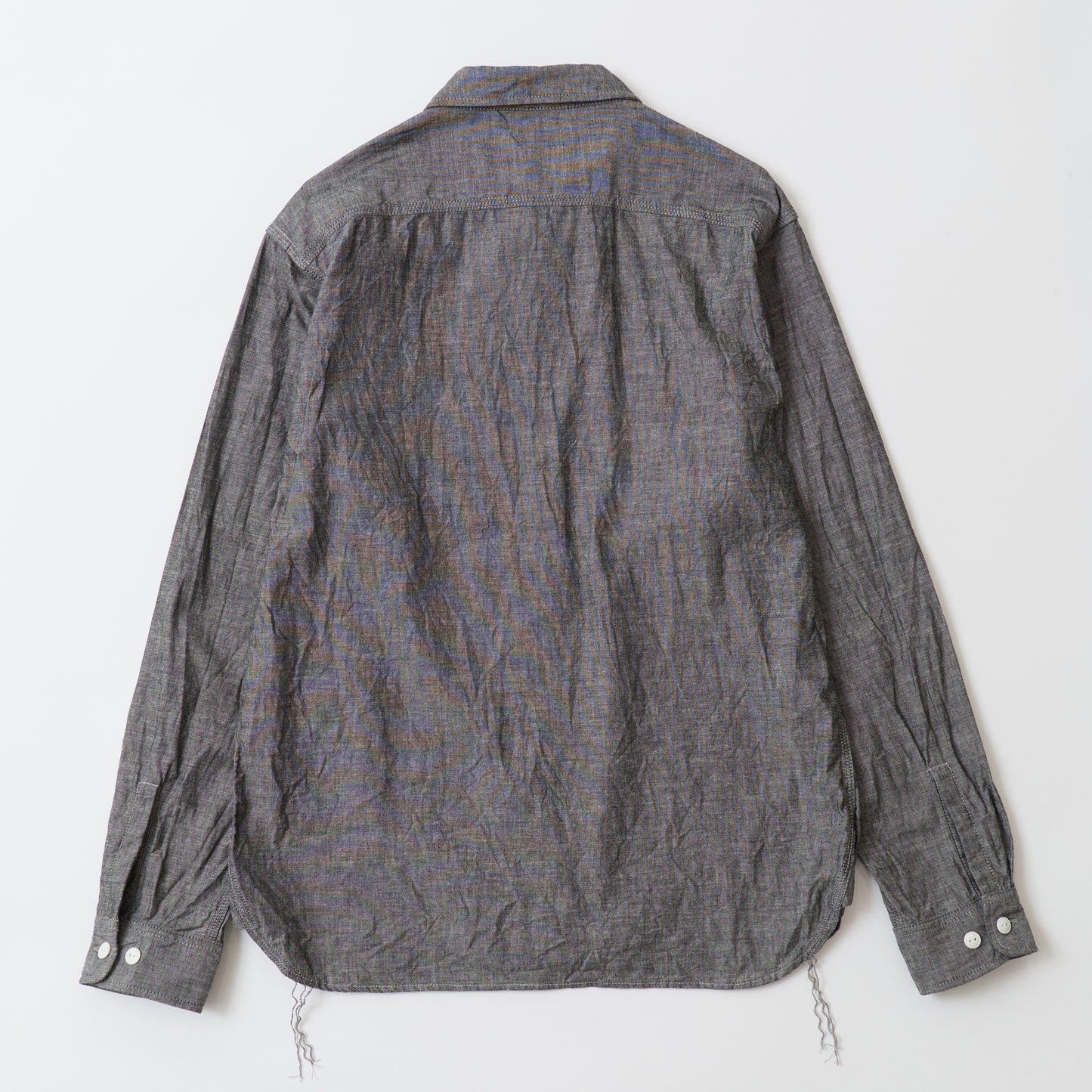 EMPIRE & SONS L/S WORK SHIRT VINTAGE BLACK CHAMBRAY