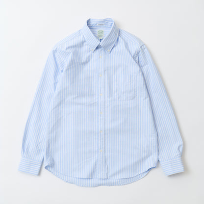 KEATON CHASE USA L/S CLASSIC FIT BD SHIRT STRIPE - SUPIMA MIXED CLASSIC OXFORD