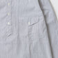 KEATON CHASE USA L/S PULLOVER CLASSIC FIT BD SHIRT - CODE WEAVE STRIPE