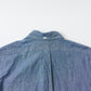 KEATON CHASE USA S/S CLASSIC FIT FULLOPEN B/D SHIRT - 5oz INDIGO CHAMBRAY