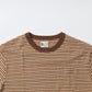 FELCO S/S CREW POCKET TEE - OLD PAPER STRIPE