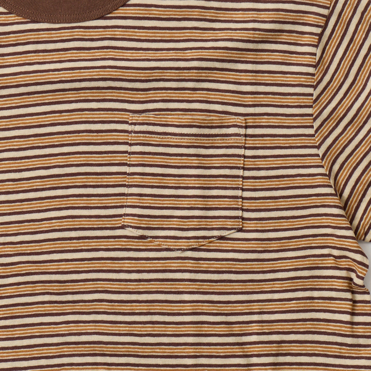 FELCO S/S CREW POCKET TEE - OLD PAPER STRIPE