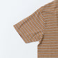 FELCO S/S CREW POCKET TEE - OLD PAPER STRIPE