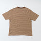 FELCO S/S CREW POCKET TEE - OLD PAPER STRIPE