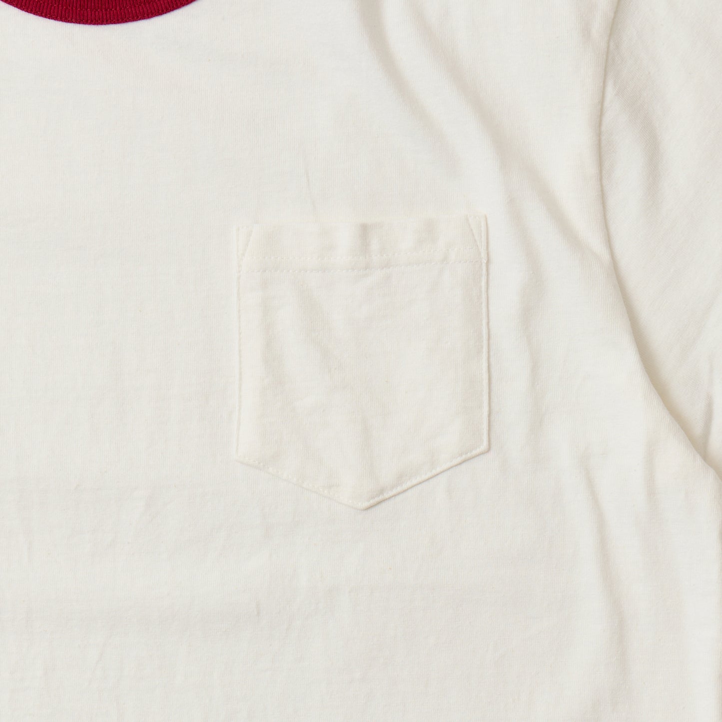 FELCO S/S RINGER POCKET TEE 8812 VINTAGE JERSEY - WHITE