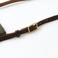 HERITAGE LEATHER MILITARY CANVAS CUSTOM MADE SACOCHE BAG W/ LEATHER STRAP - OLIVE BROWN LEATHER