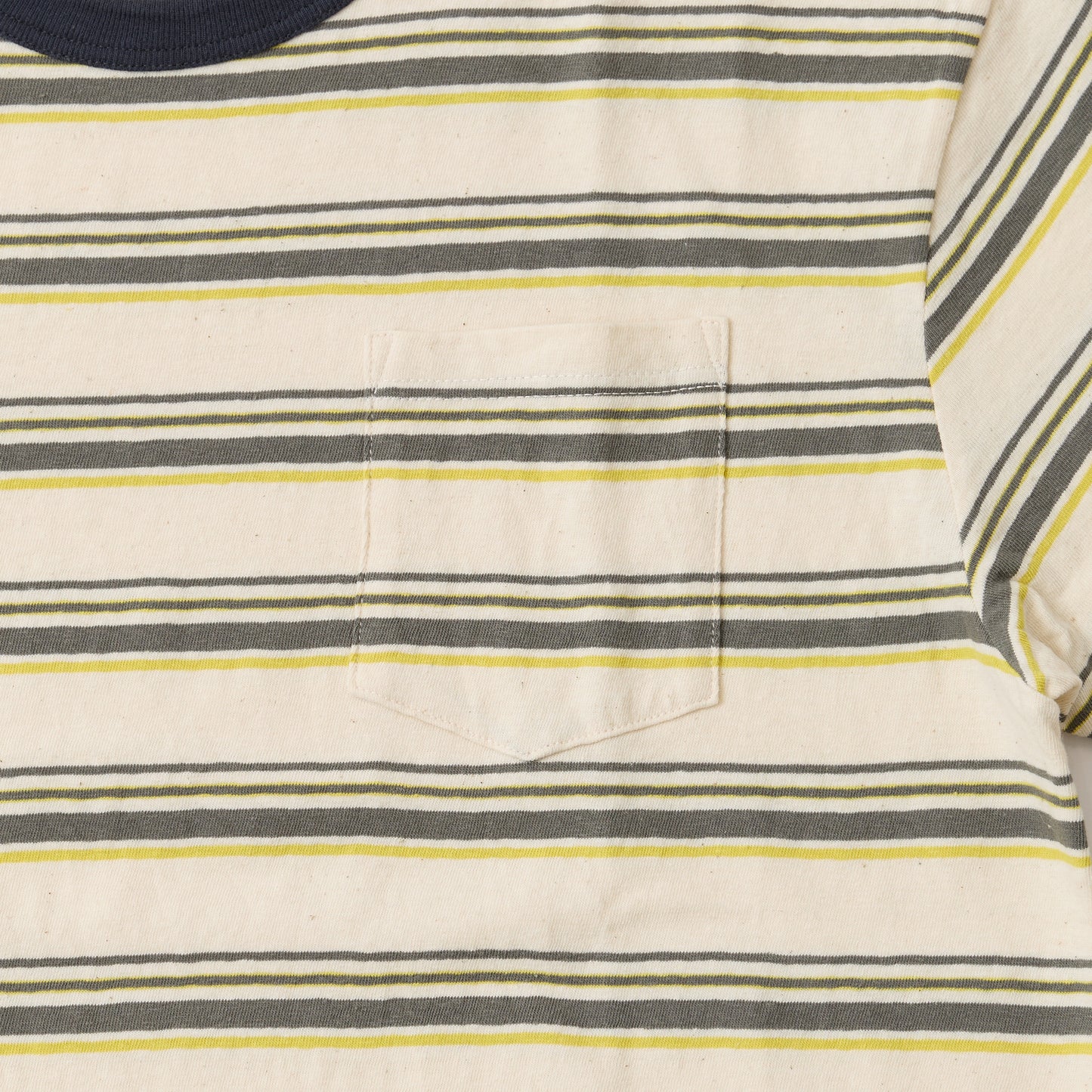 FELCO S/S CREW POCKET TEE - TICK TACK STRIPE