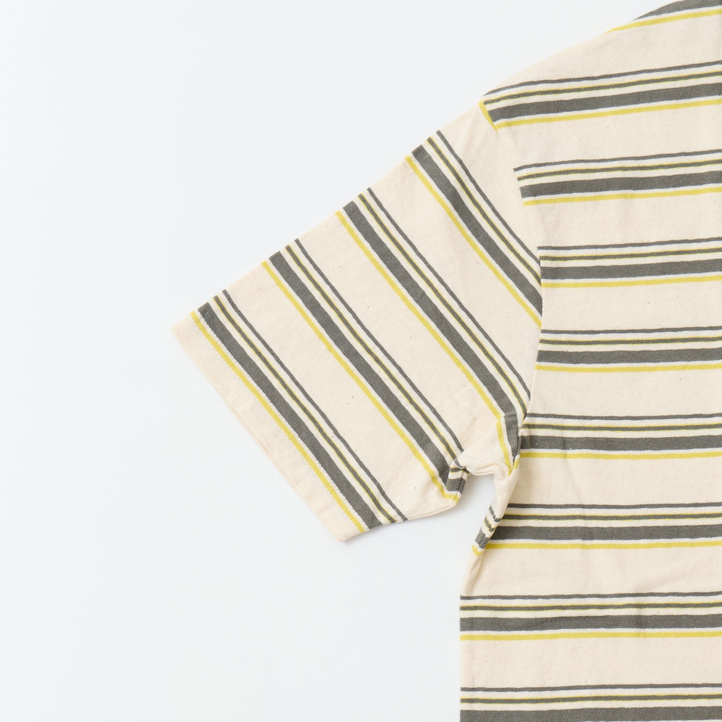 FELCO S/S CREW POCKET TEE - TICK TACK STRIPE