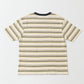 FELCO S/S CREW POCKET TEE - TICK TACK STRIPE