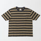 FELCO S/S CREW POCKET TEE - TICK TACK STRIPE
