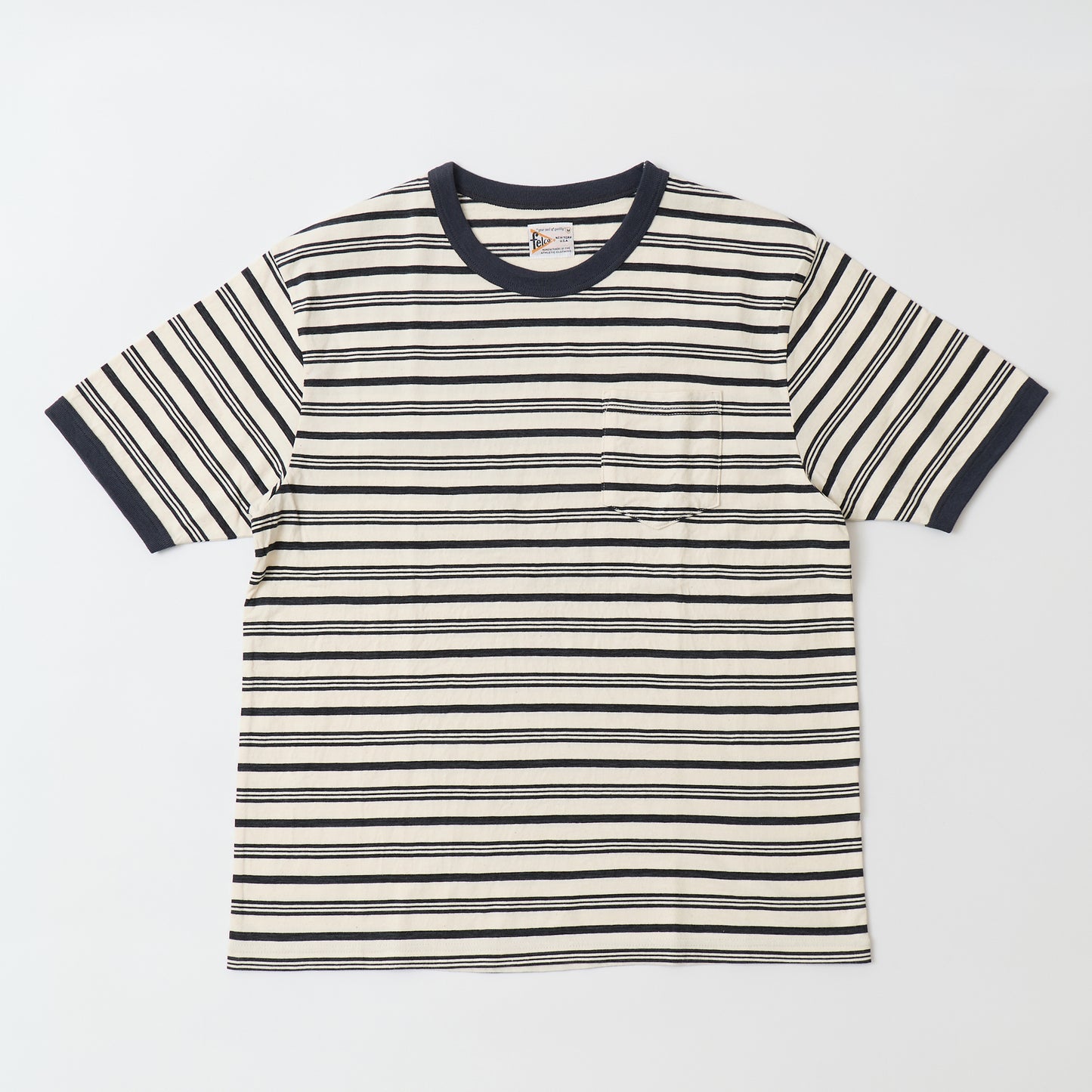 FELCO S/S RINGER POCKET TEE - RETRO SEPC STRIPE