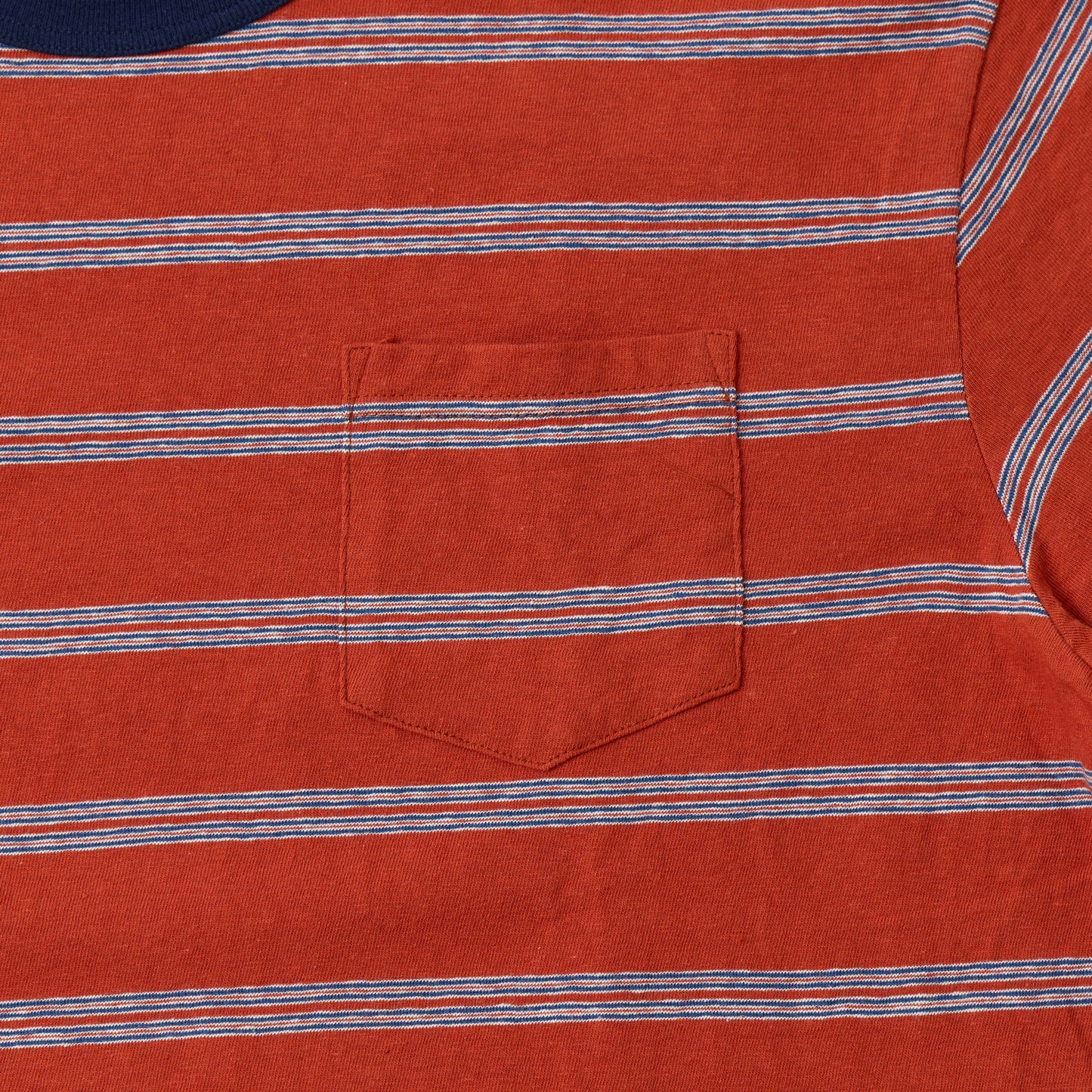 FELCO S/S CREW POCKET TEE - EMOTION STRIPE