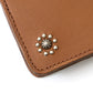 HTC MULTIPLE FLOWER UMBRELLA CARD CASE - LT. BROWN