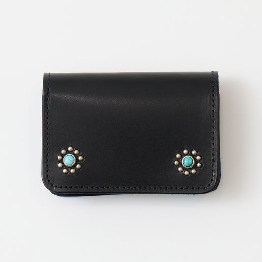 HTC MULTIPLE FLOWER TQ CARD CASE - BLACK