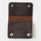 HTC MULTIPLE FLOWER TQ CARD CASE - BROWN