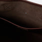 HERITAGE LEATHER ALL LATIGO LEATHER TOTE BAG  W/CLOSURE STRAP - BROWN LATIGO