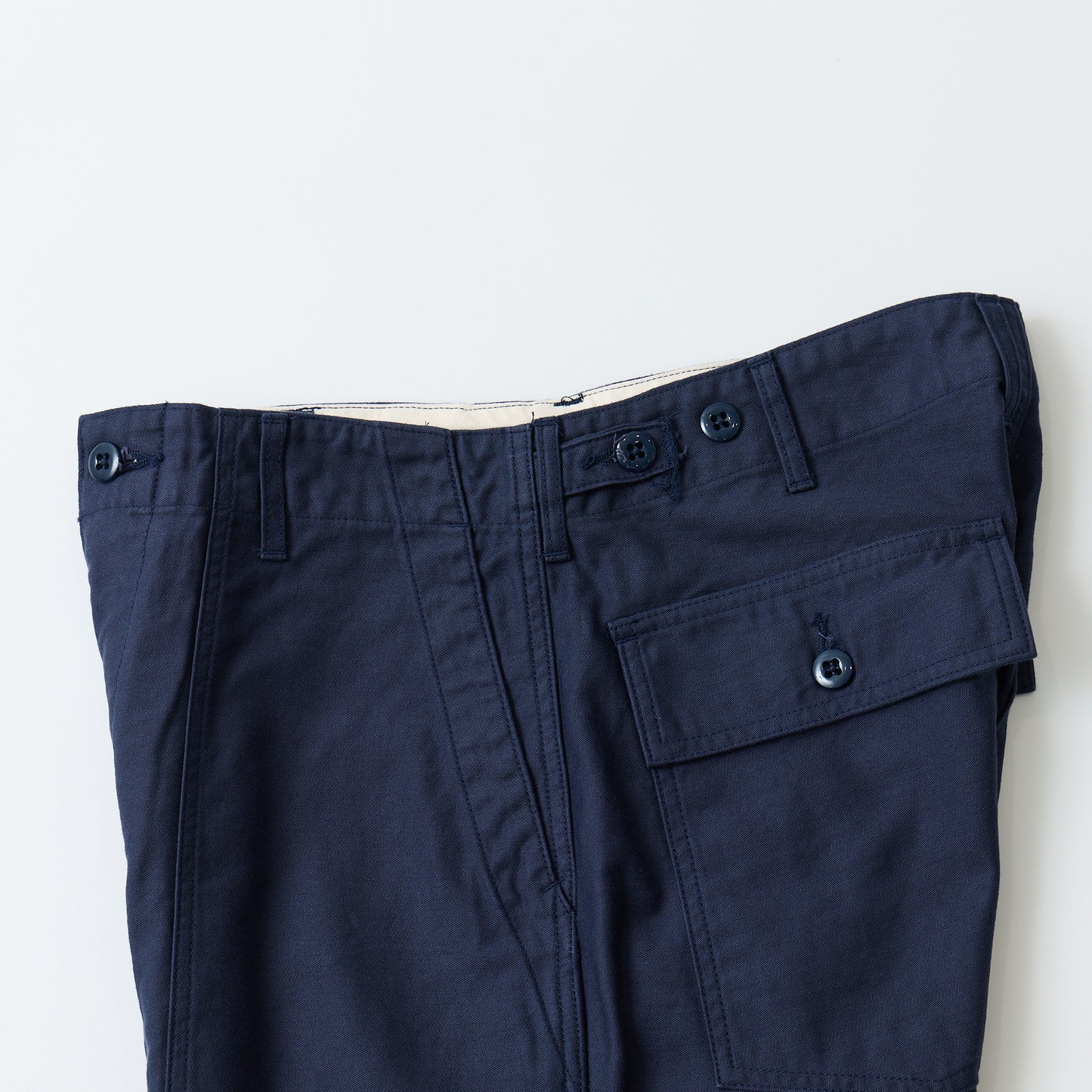 EMPIRE & SONS FATIGUE PANT MILITARY SLUB BACK SATEEN TAPERED WIDE FIT