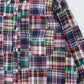 KEATON CHASE USA L/S CLASSIC FIT FULL OPEN BD SHIRT COTTON PATCHWORK MADRAS CHECK - #9