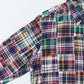 KEATON CHASE USA L/S CLASSIC FIT FULL OPEN BD SHIRT COTTON PATCHWORK MADRAS CHECK - #9