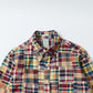 KEATON CHASE USA L/S CLASSIC FIT FULL OPEN BD SHIRT COTTON PATCHWORK MADRAS CHECK - #5