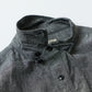 EMPIRE & SONS L/S CONCEALED BUTTON&TAB WORK SHIRT BLACK CHAMBRAY