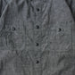 EMPIRE & SONS L/S CONCEALED BUTTON&TAB WORK SHIRT BLACK CHAMBRAY