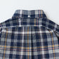 KEATON CHASE USA L/S CLASSIC FIT FULLOPEN BD SHIRT COTTON MADRAS CHECK - 13. NAVY_WHITE_RED_ORANGE
