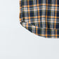 KEATON CHASE USA L/S CLASSIC FIT FULLOPEN BD SHIRT COTTON MADRAS CHECK - 11. NAVY_ORANGE_WHITE