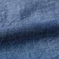EMPIRE & SONS L/S USN STYLE WORK SHIRT 5oz SELVAGE CHAMBRAY - BLUE