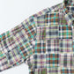 KEATON CHASE USA L/S CLASSIC FIT PULLOVER BD SHIRT COTTON PATCHWORK MADRAS CHECK - #6