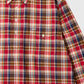 KEATON CHASE USA L/S CLASSIC FIT PULLOVER BD SHIRT MADRAS CHECK INDIA - #3 RED_BROWN_WHITE_NAVY_GREEN