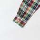 KEATON CHASE USA L/S CLASSIC FIT PULLOVER BD SHIRT MADRAS CHECK INDIA - #5 NAVY_RED_YELLOW_WHITE_GREEN