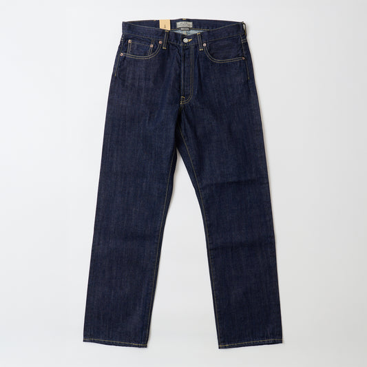EMPIRE & SONS 5 POCKET TAPERED STRAIGHT PANT 13oz SELVAGE DENIM SANFORIZED ONE WASH - INDIGO
