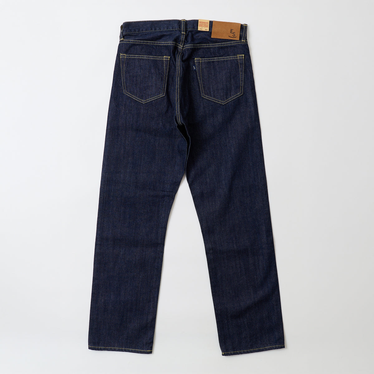 EMPIRE & SONS 5 POCKET TAPERED STRAIGHT PANT 13oz SELVAGE DENIM SANFORIZED ONE WASH - INDIGO
