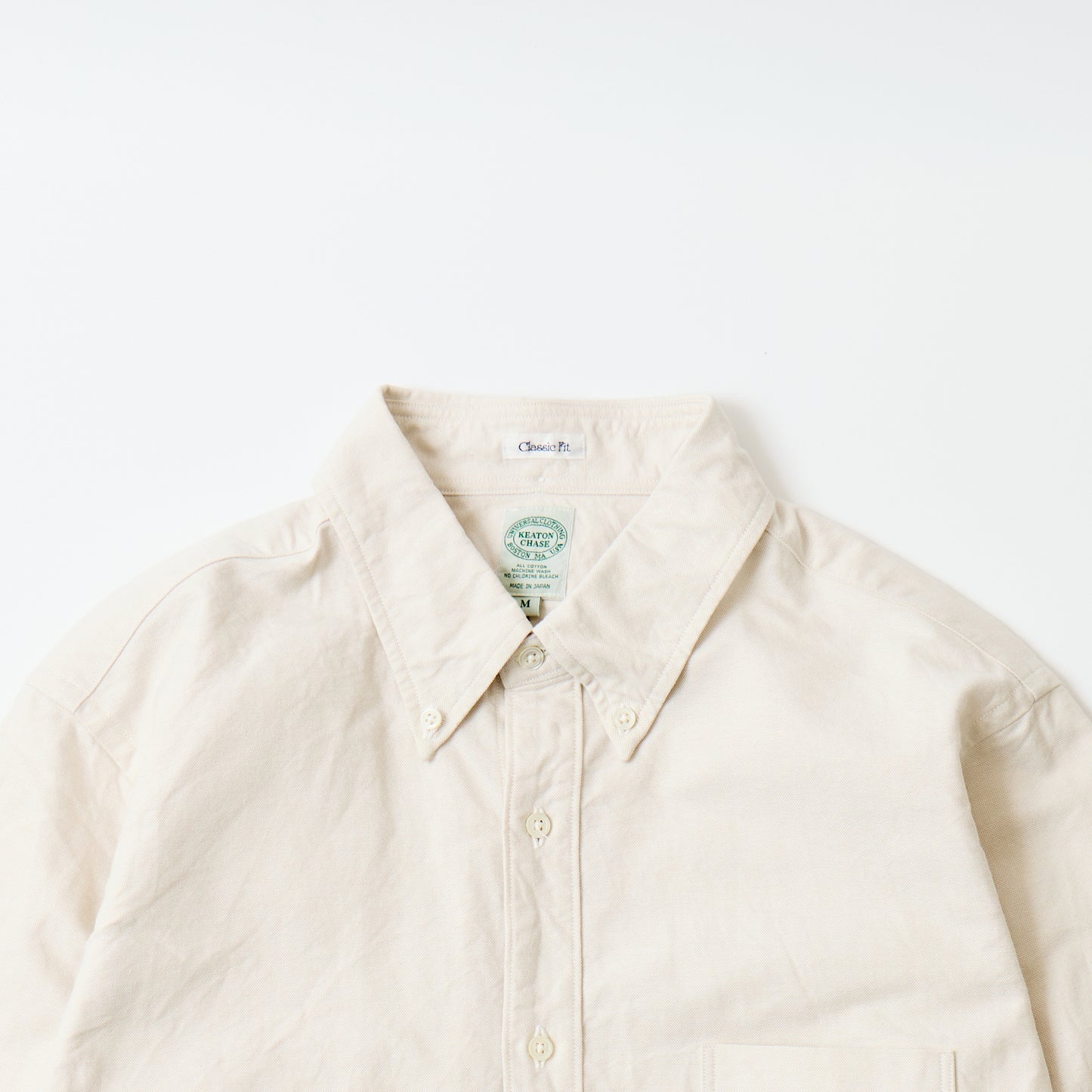 KEATON CHASE USA L/S CLASSIC FIT FULLOPEN BD SHIRT AMERICAN OXFORD - 3 COLORS