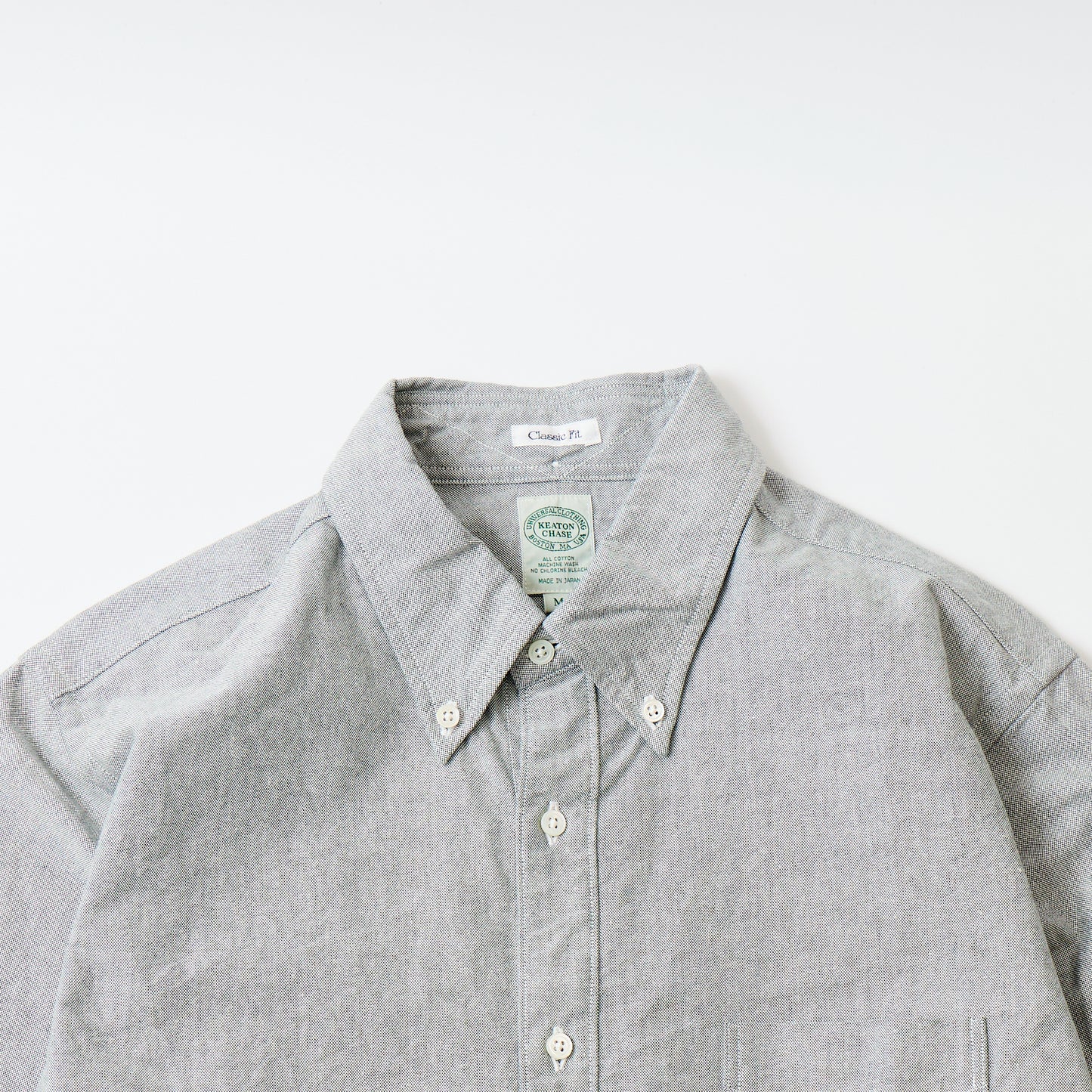 KEATON CHASE USA L/S CLASSIC FIT FULLOPEN BD SHIRT AMERICAN OXFORD - 3 COLORS