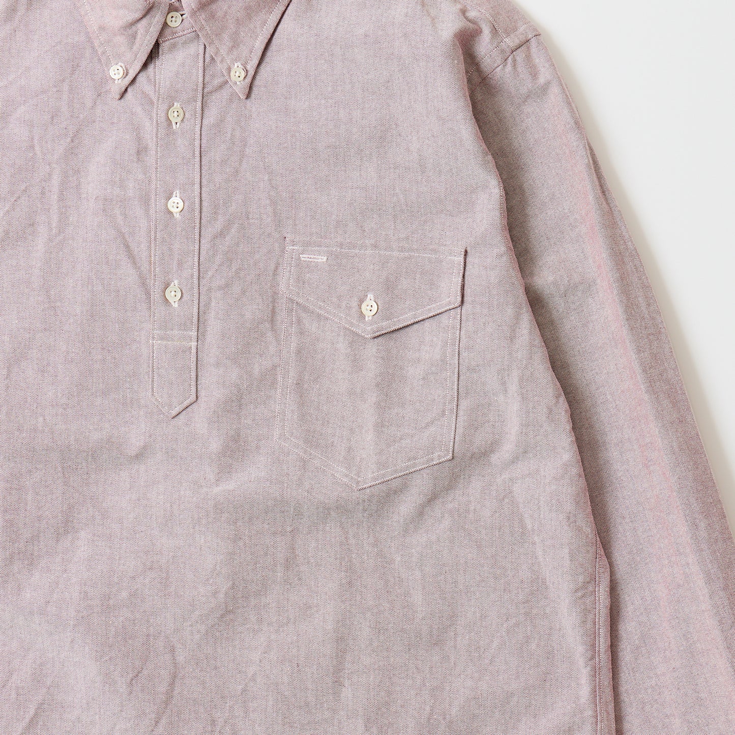 KEATON CHASE USA L/S CLASSIC FIT PULLOVER BD SHIRT AMERICAN OXFORD - 3 COLORS