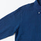 KEATON CHASE USA L/S CLASSIC FIT PULLOVER BD SHIRT 5oz INDIGO CHAMBRAY - INDIGO W/BEIGE STITCH