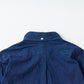 KEATON CHASE USA L/S CLASSIC FIT PULLOVER BD SHIRT 5oz INDIGO CHAMBRAY - INDIGO W/BEIGE STITCH