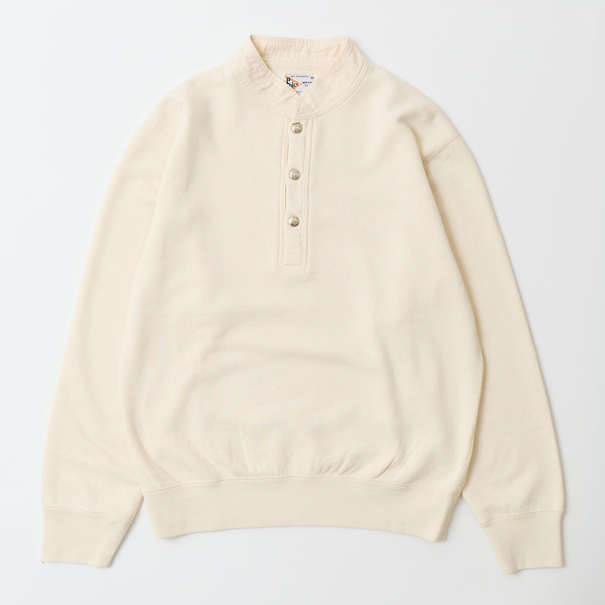 FELCO 10oz FRENCH TERRY CLASSIC FIT BAND COLLAR HENLEY SNAP - 6 COLORS