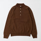 FELCO 10oz FRENCH TERRY CLASSIC FIT BAND COLLAR HENLEY SNAP - 6 COLORS