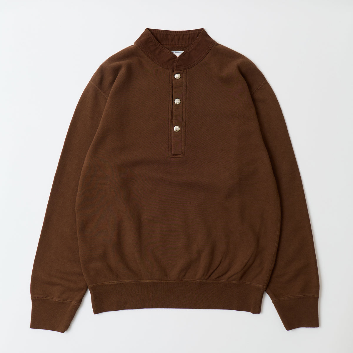 FELCO 10oz FRENCH TERRY CLASSIC FIT BAND COLLAR HENLEY SNAP - 6 COLORS