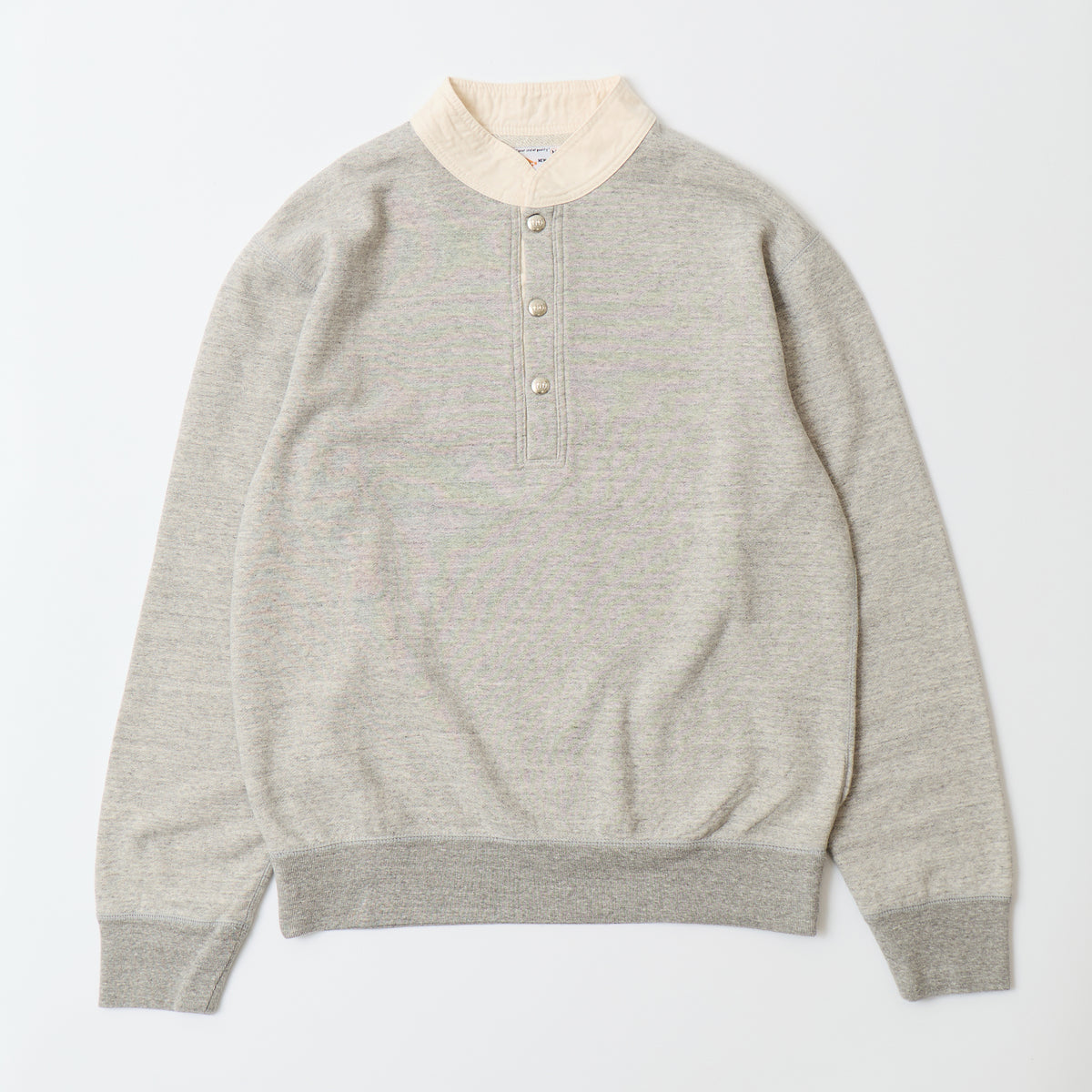 FELCO 10oz FRENCH TERRY CLASSIC FIT BAND COLLAR HENLEY SNAP - 6 COLORS