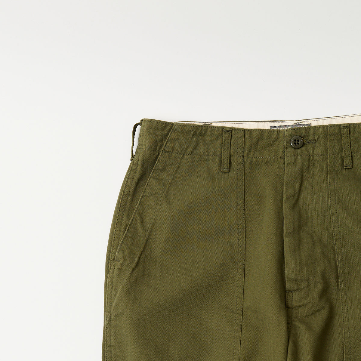 EMPIRE & SONS FATIGUE PANT HERRINGBONE ONE WASH TAPERED WIDE FIT